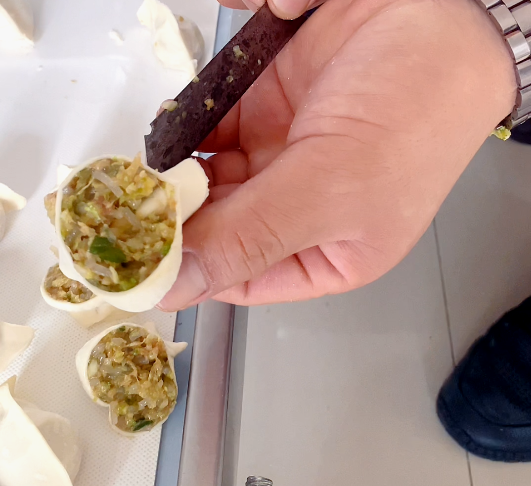 餃子機包制成型效果 餃子機包制成型效果