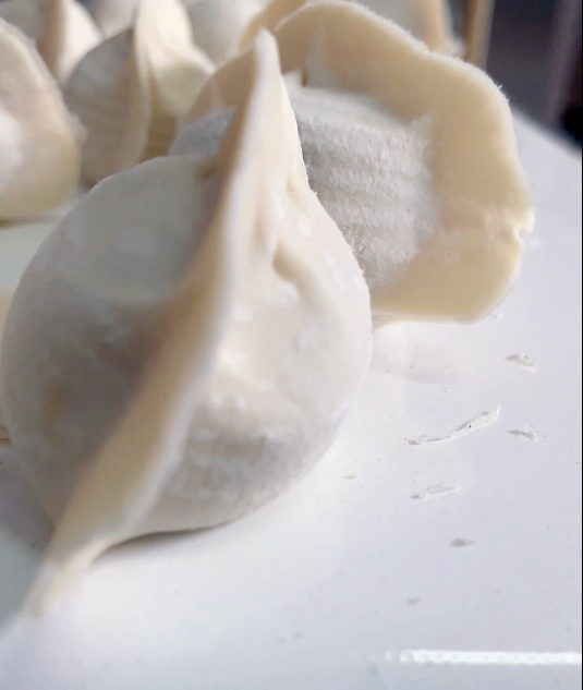 速凍餃子機做出來的餃子 速凍餃子機做出來的餃子